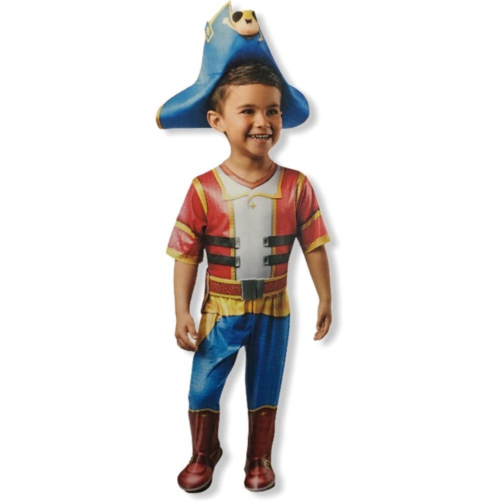 NWT Nickelodeon Santiago of the Seas Pirate Toddler Costume 2T